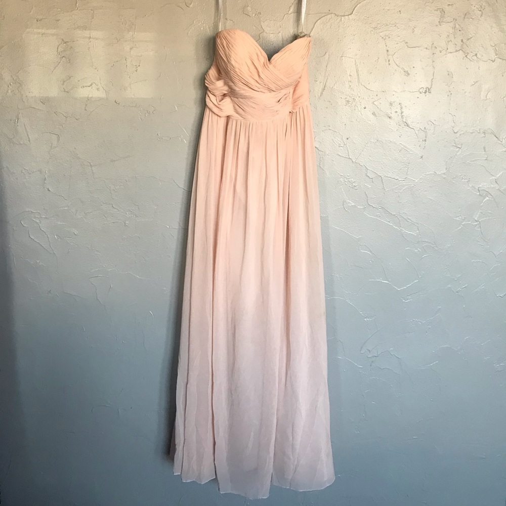 Blush Revelry floor Length dress